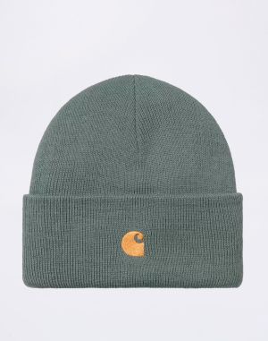 Carhartt WIP Chase Beanie Velvet Green/Gold