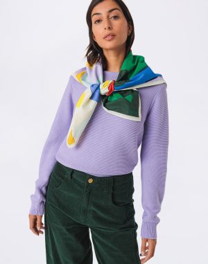 SKFK Jaia-GOTS Scarf F25AML MULTICOLOUR