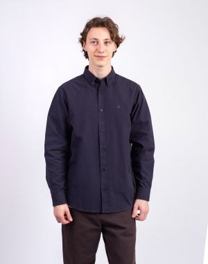 Carhartt WIP L/S Bolton Shirt Dark Navy