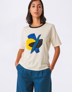 SKFK Lierni GOTS T-Shirt F2513 CREAM