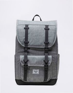 Herschel Supply Little America Mid-Volume Raven Crosshatch