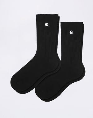 Carhartt WIP Madison Pack Socks Black/White + Black/White