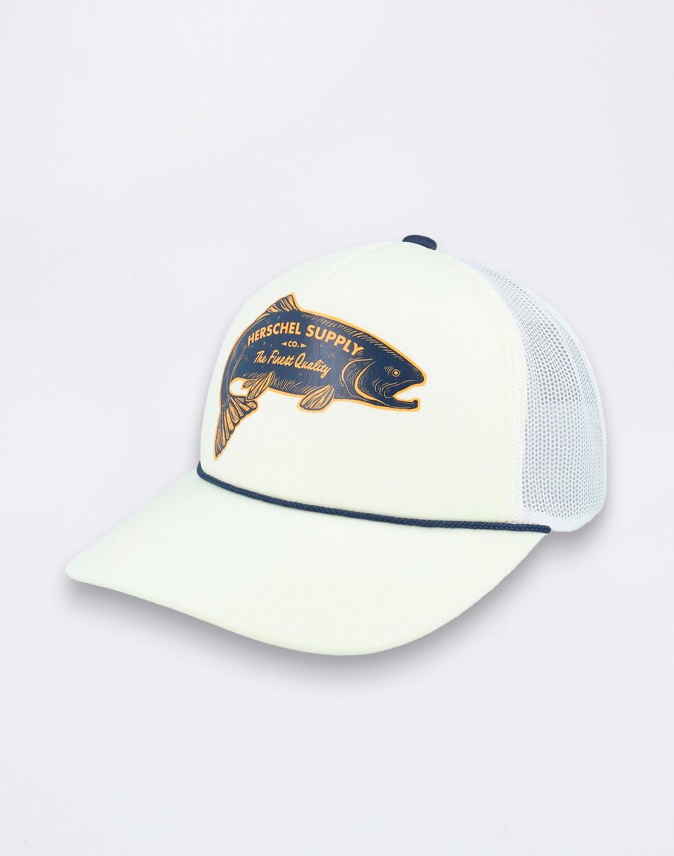 Herschel Supply Marina Mesh Fish Cap Vintage White