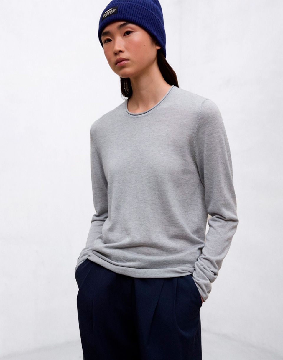 ECOALF Milo Knit LIGHT GREY MELANGE