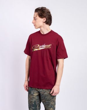 Carhartt WIP S/S Vrooom T-Shirt Marsala