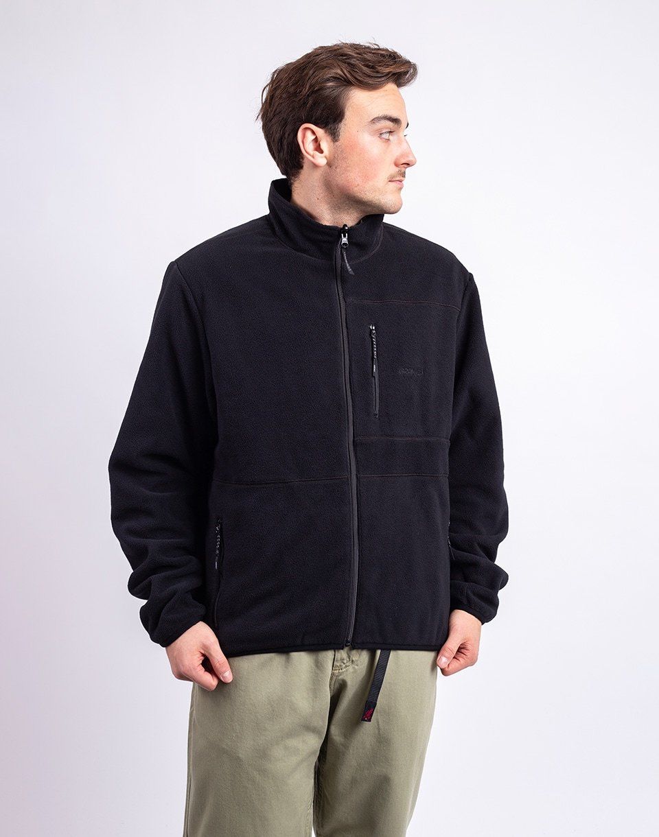 Gramicci Thermal Fleece Reversible Jacket BLACK