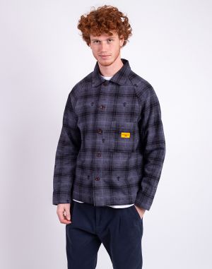 Service Works Thistle Plaid FOH Jacket BLACK