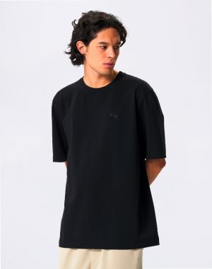 pinqponq Tshirt Cotton Men Black