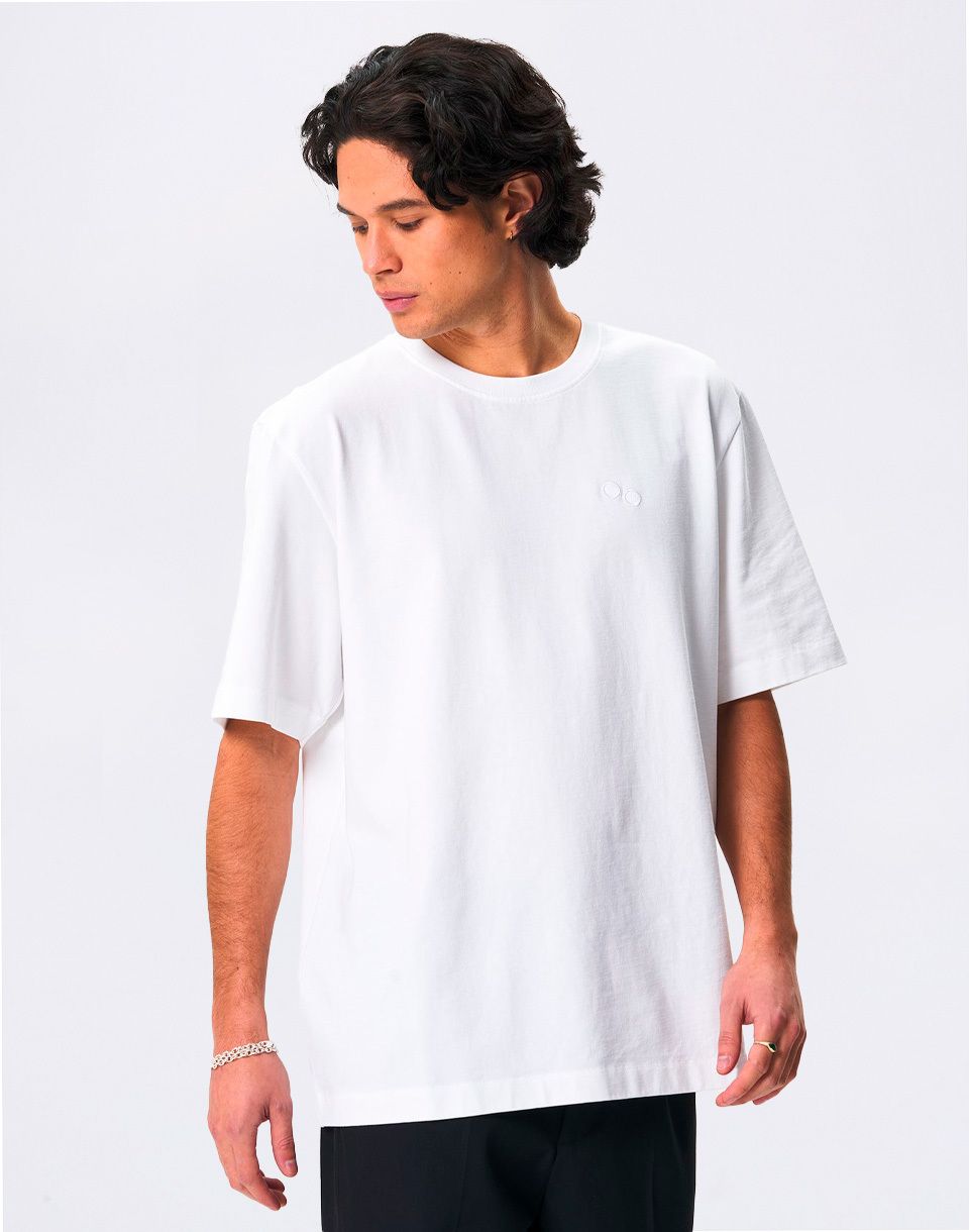 pinqponq Tshirt Cotton Men Dandelion White