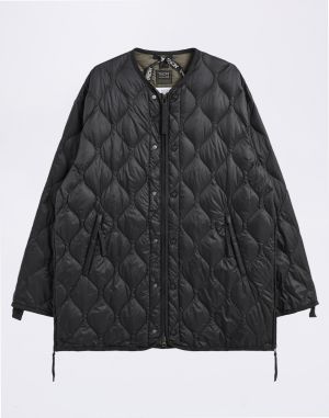 Taion Unisex Military M65 Liner W-Zip Down Jacket BLACK