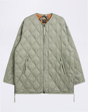 Taion Unisex Military M65 Liner W-Zip Down Jacket D.SAGE GREEN