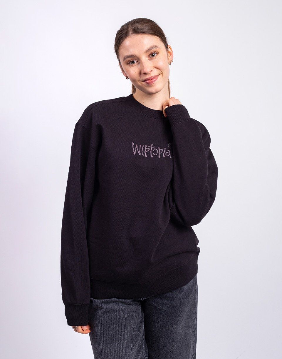 Carhartt WIP W' Wiptopia Script Sweatshirt Black/Dark Grey
