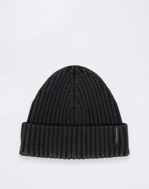 Herschel Supply Wallace Acid Wash Beanie Acid Wash - Black