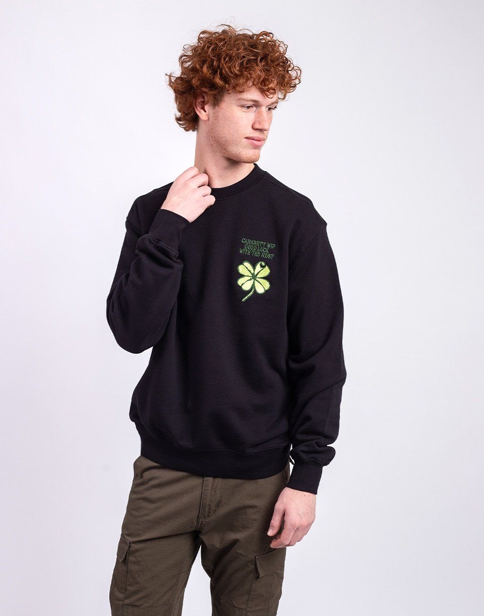Carhartt WIP Clover Sweat Black