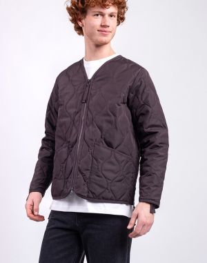 Taion Unisex Military W-Zip V-Neck Down Jacket D.CHOCO