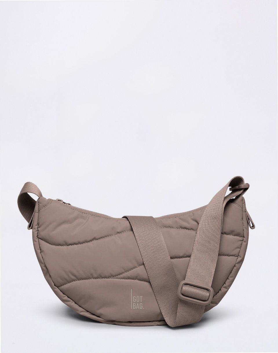 Got Bag Wavy Puffer Shoulder Bag oyster