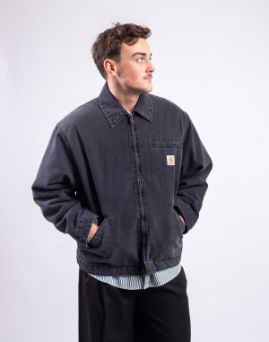 Carhartt WIP OG Detroit Jacket Black grind wash