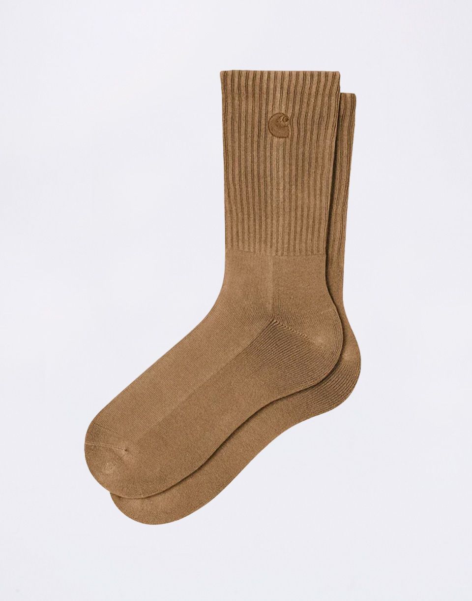 Carhartt WIP Hudson Socks Peanut chalk wash