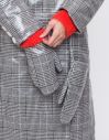 House of Sunny Long Tailored Nostalgia Trench Controlled Check galéria