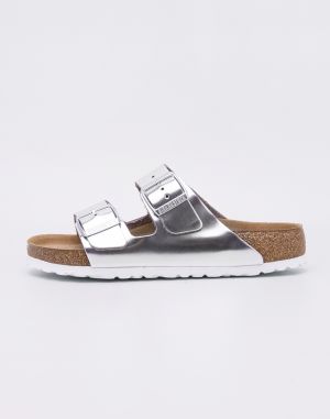 Birkenstock Arizona NL SFB Metallic Silver