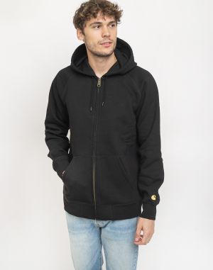 Carhartt WIP Hooded Chase Jacket Black/Gold