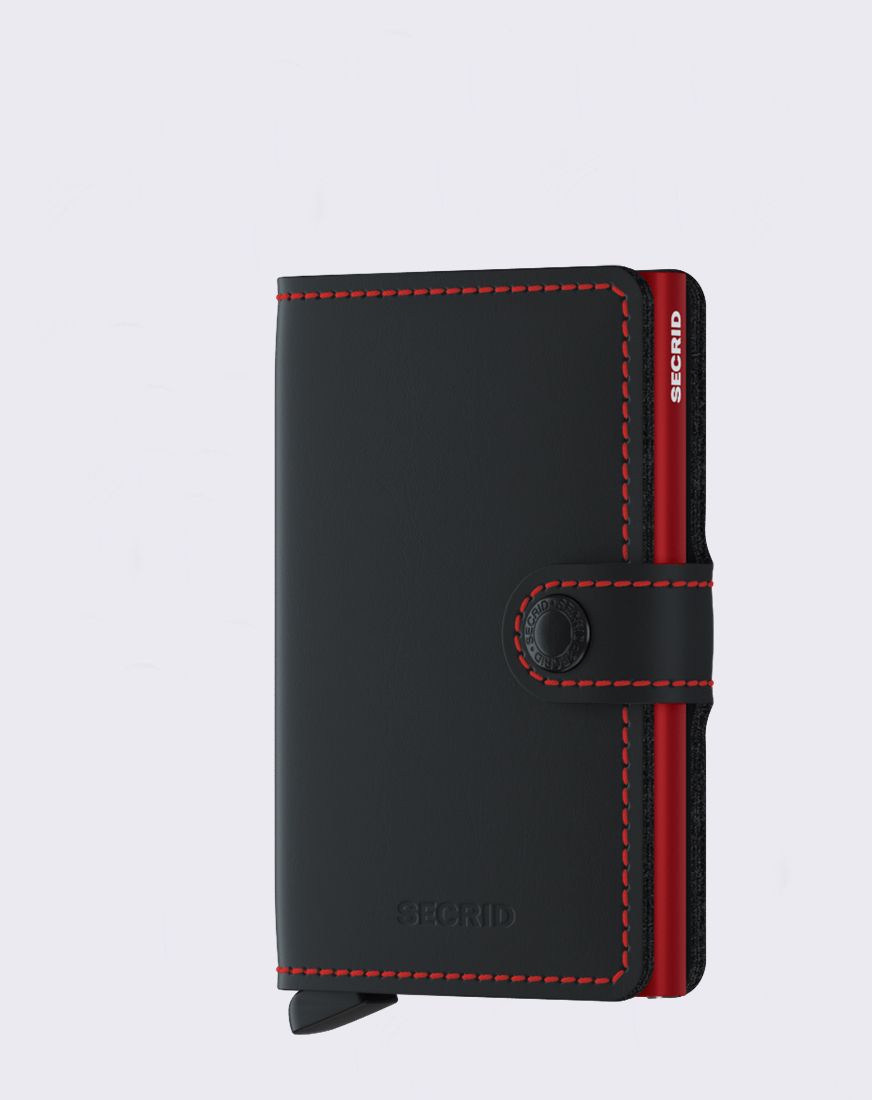 Secrid Miniwallet Matte Black / Red