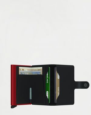 Secrid Miniwallet Matte Black / Red galéria