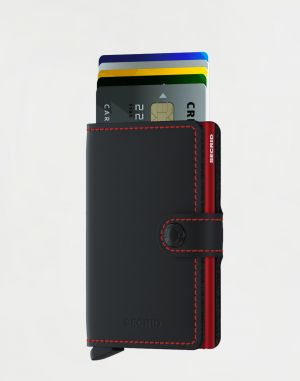 Secrid Miniwallet Matte Black / Red galéria
