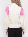 Lazy Oaf Poodle Puff Sleeve Knitted Jumper White galéria