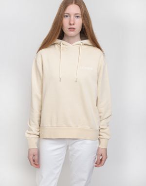 Han Kjøbenhavn Bulky Hoodie Beige Logo