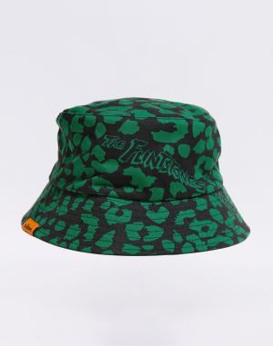 Lazy Oaf Flintstones Dino Leopard Bucket Hat Green/ Black