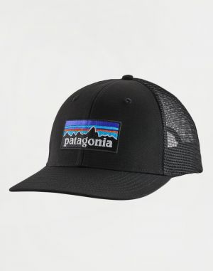 Patagonia P-6 Logo Trucker Hat Black