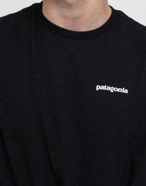 Patagonia M's P-6 Logo Responsibili-Tee Black galéria
