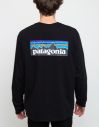 Patagonia M's L/S P-6 Logo Responsibili-Tee Black galéria