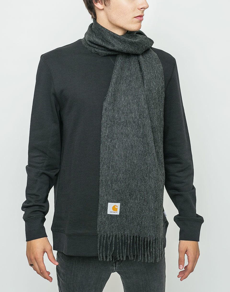Carhartt WIP Clan Scarf Dark Grey Heather