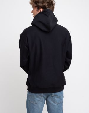 Carhartt WIP Hooded American Script Sweat Black galéria