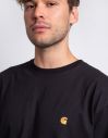 Carhartt WIP S/S Chase T-Shirt Black / Gold galéria