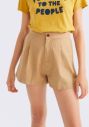 Thinking MU Camel Hemp Narciso Shorts CAMEL galéria