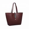 Hnedá kabelka Reversible Contrast Shopper Tote Bag galéria