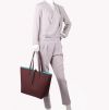 Hnedá kabelka Reversible Contrast Shopper Tote Bag galéria