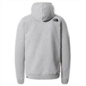 Šedá mikina s kapucňou Fine Hoodie galéria