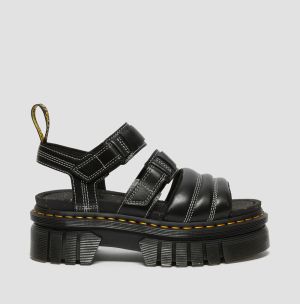 Ricki Nappa Lux Leather 3-strap Sandals