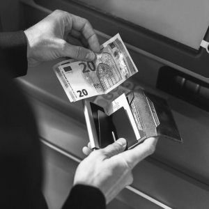 Čierna peňaženka Miniwallet Matte galéria