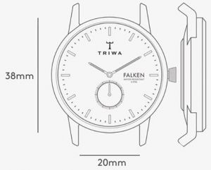 Hodinky Blue Eye Falken – Brown Classic galéria