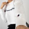 Biela crop mikina Rochester Crewneck Croptop galéria