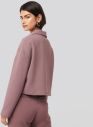 Fialová krátka bundička Overshirt galéria