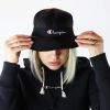 Čierny klobúčik Bucket Hat galéria