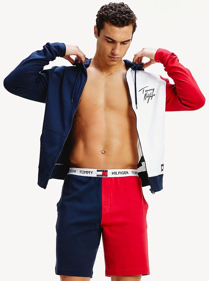 Mikina FZ Color Block Hoodie Tommy 85 značky Tommy Hilfiger - Lovely.sk