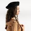 Čierna baretka Plush Beret galéria