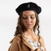 Čierna baretka Plush Beret galéria
